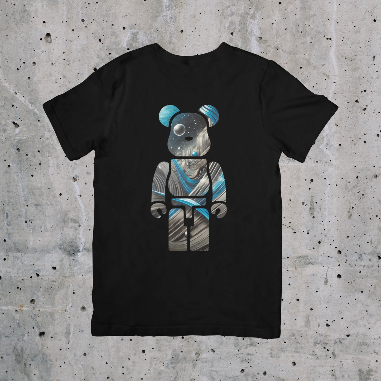 Futuristic Metallic Bear